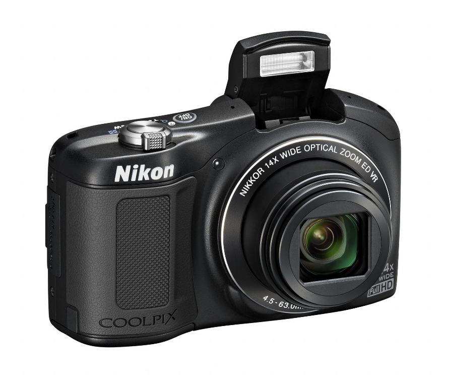 Nikon Coolpix L620 Pocket Camera - Pop-Up Flash