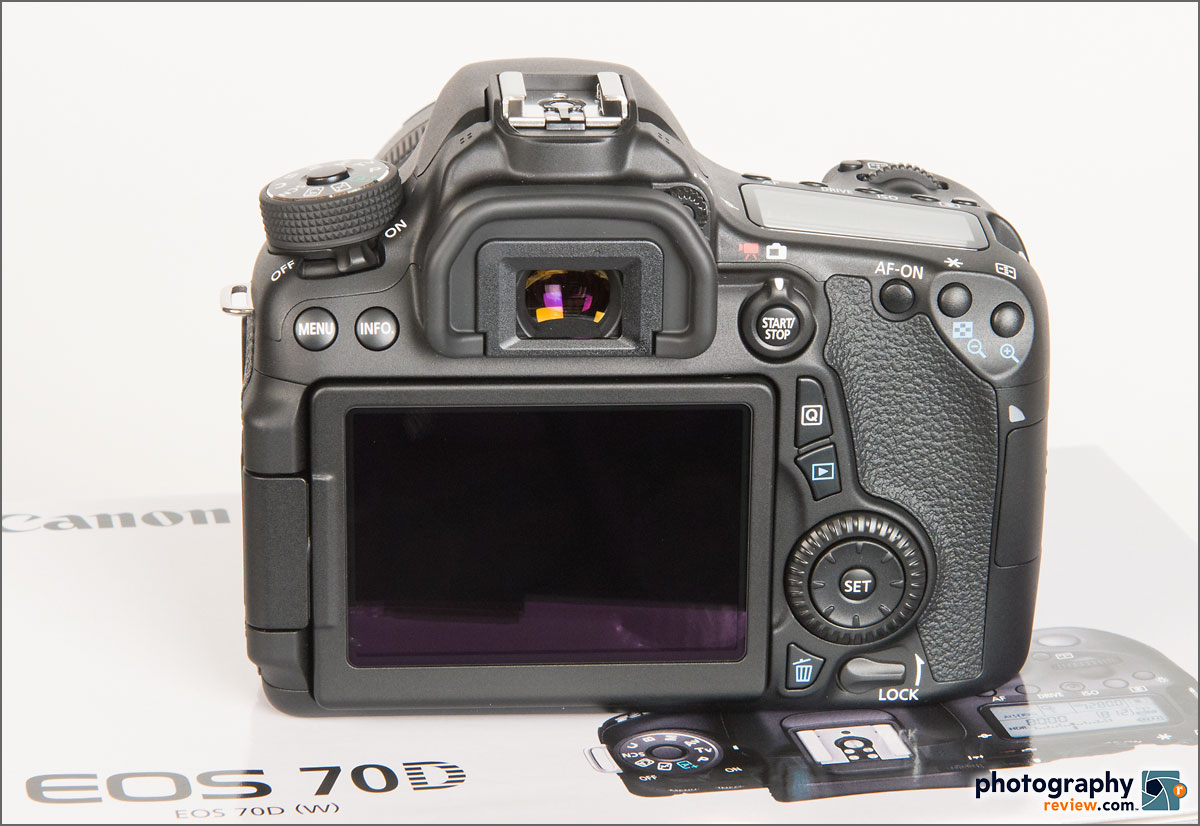 Canon EOS 70D - Rear With 3-inch Touchscreen LCD Display