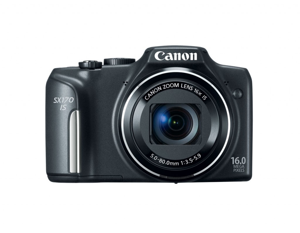 Canon PowerShot SX170 IS - Black - Front