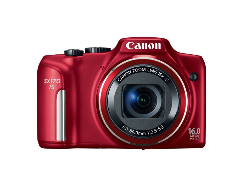 Canon PowerShot SX170 IS - Red - Front