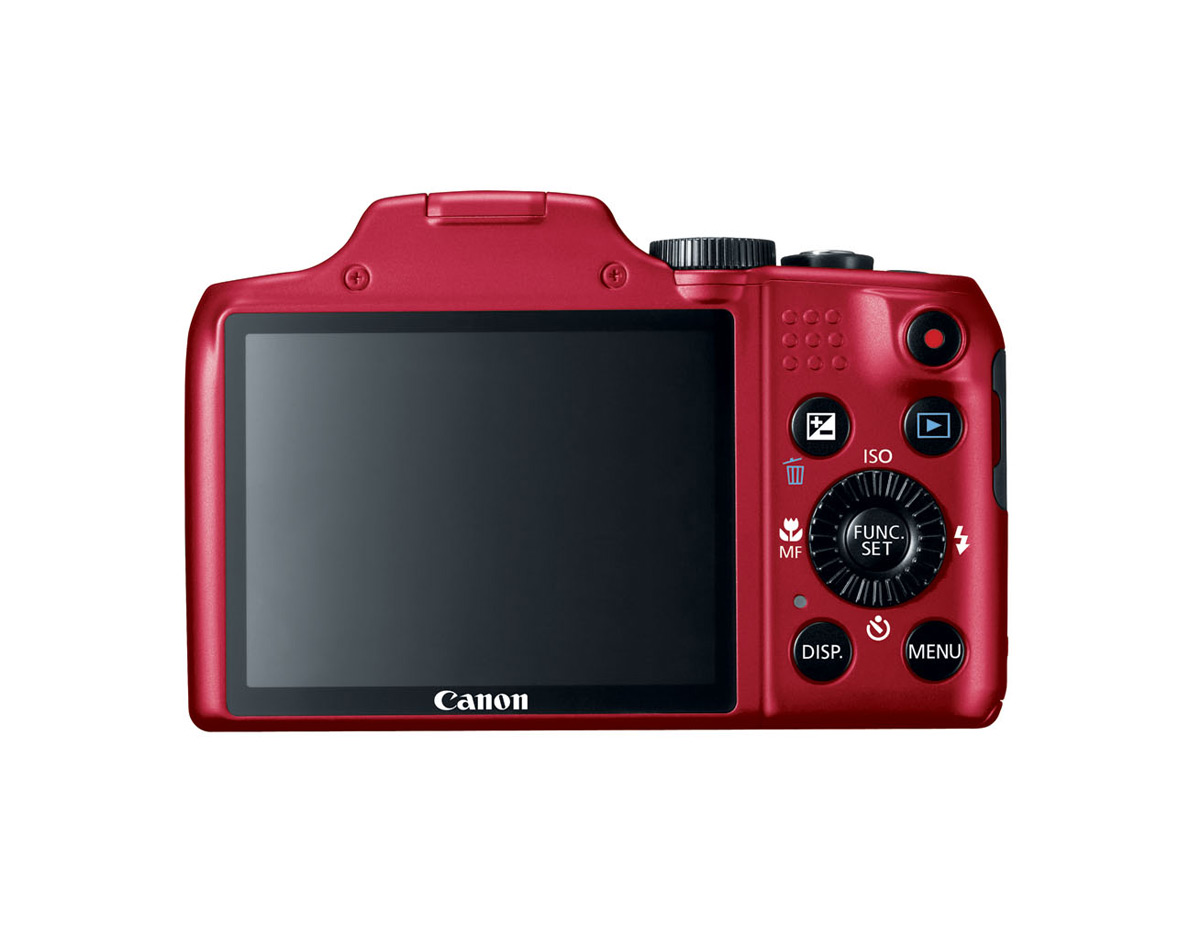 Canon PowerShot SX170 IS - Red - Rear