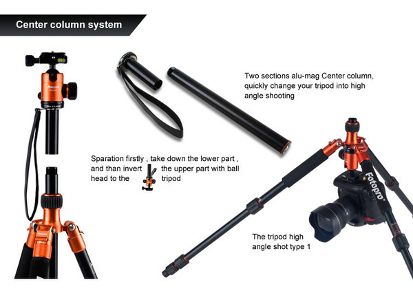 Fotopro C5i Tripod Center-Column System