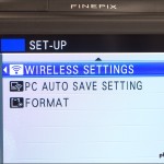 Fujfilm FinePix F900 EXR - Built-in Wi-Fi Menu