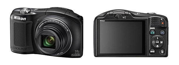 Nikon Coolpix L620 Pocket Camera - Front & Back