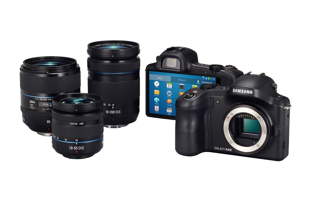 Samsung Galaxy NX Android Camera With 4G Mobile Connectivity