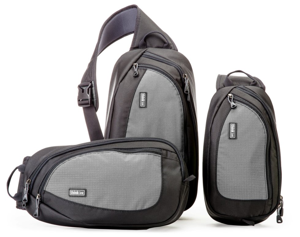 Think Tank Photo TurnStyle Camera Sling Packs In Charcoal