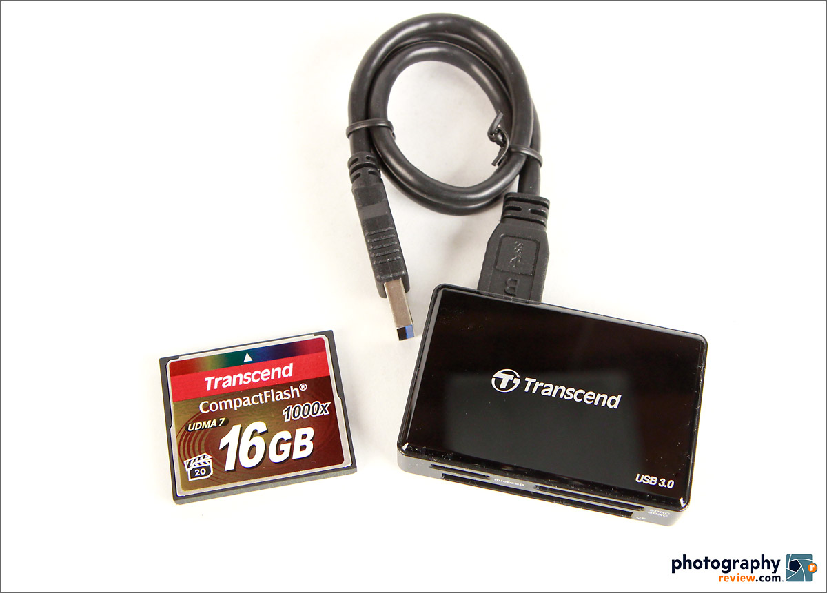 Transcend 16 GB UDMA 71000x CompactFlash Card & USB 3.0 Reader  