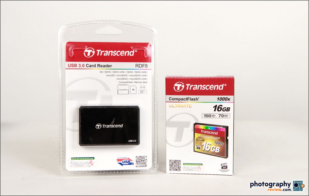 Transcend USB 3.0 Card Reader & 1000x CompactFlash Card