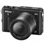 Nikon 1 AW1 Waterproof Interchangeable Lens Camera - Left - Black