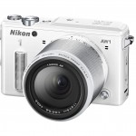 Nikon 1 AW1 Waterproof Interchangeable Lens Camera - Left - White