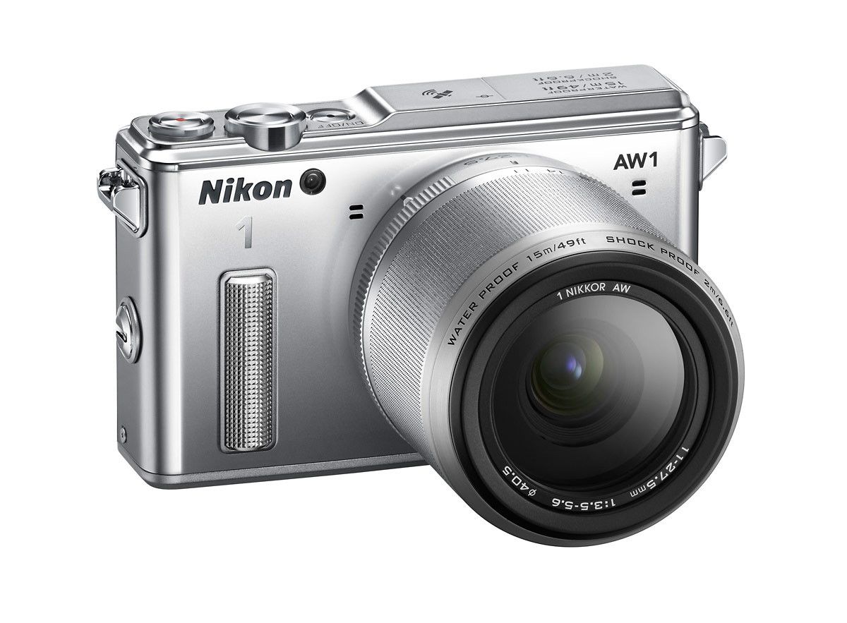 Nikon 1 AW1 Waterproof Mirrorless Camera - Silver