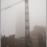 Sony Alpha A7 - Crane & Fog - Nashville, Tennessee