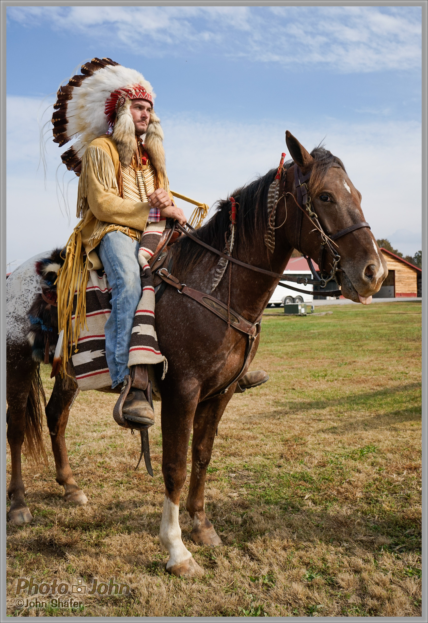 Sony Alpha A7 - Horseman In Indian Costume