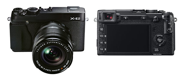 Fujifilm X-E2 Mirrorless Camera - Front & Back