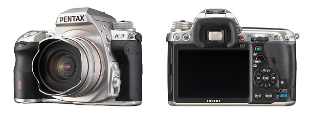 Pentax K-3 Silver Edition Digital SLR - Front & Back