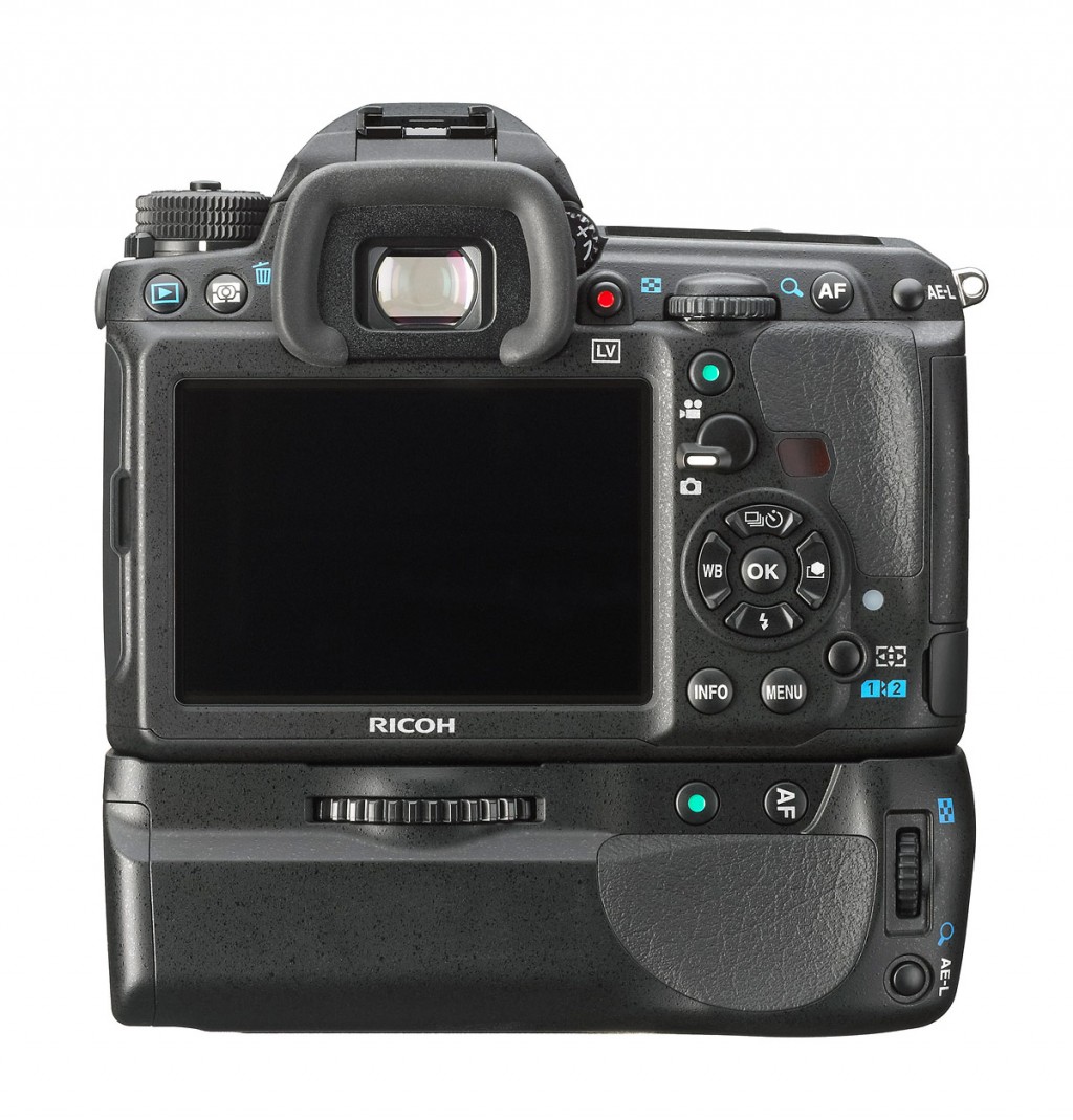 Pentax K-3 DSLR - Rear View With Battery Grip