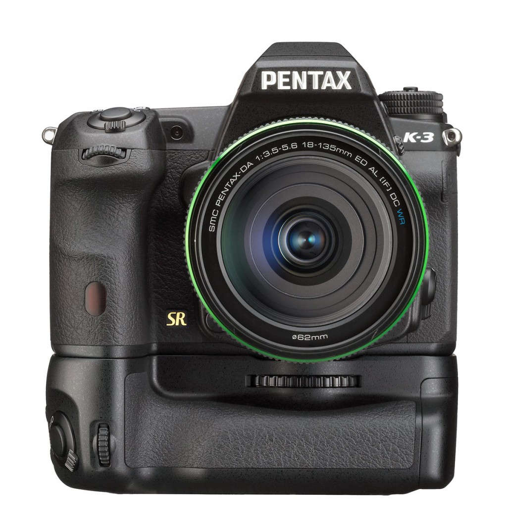 Pentax K-3 DSLR With Battery Grip