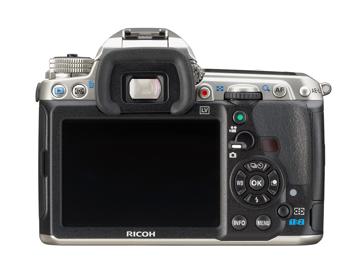 Pentax K-3 DSLR - Premium Silver Edition - Rear