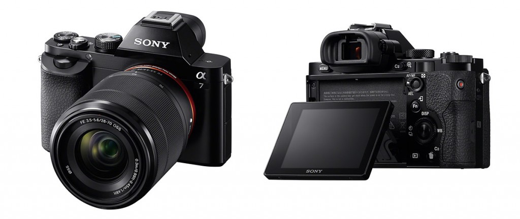 Sony Alpha A7 Full-Frame Mirrorless Camera - Front & Back