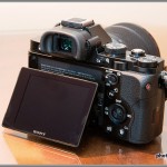 Sony Alpha A7 - Rear View With EVF & Tilting LCD Display