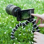 iPhone SLR Mount With Canon Lens & Gorillapod