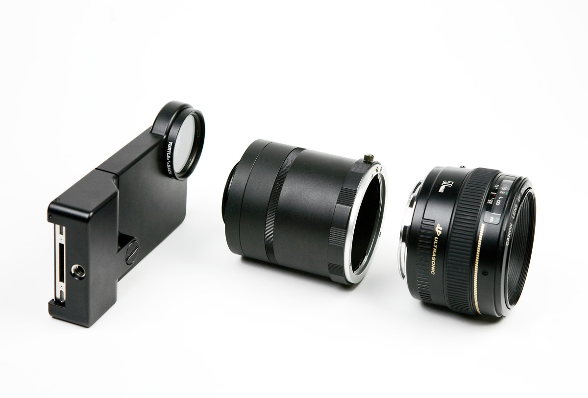 The iPhone SLR Mount - Case, Mount & Lens