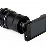 iPhone SLR Mount - Rear View With Phone In Case