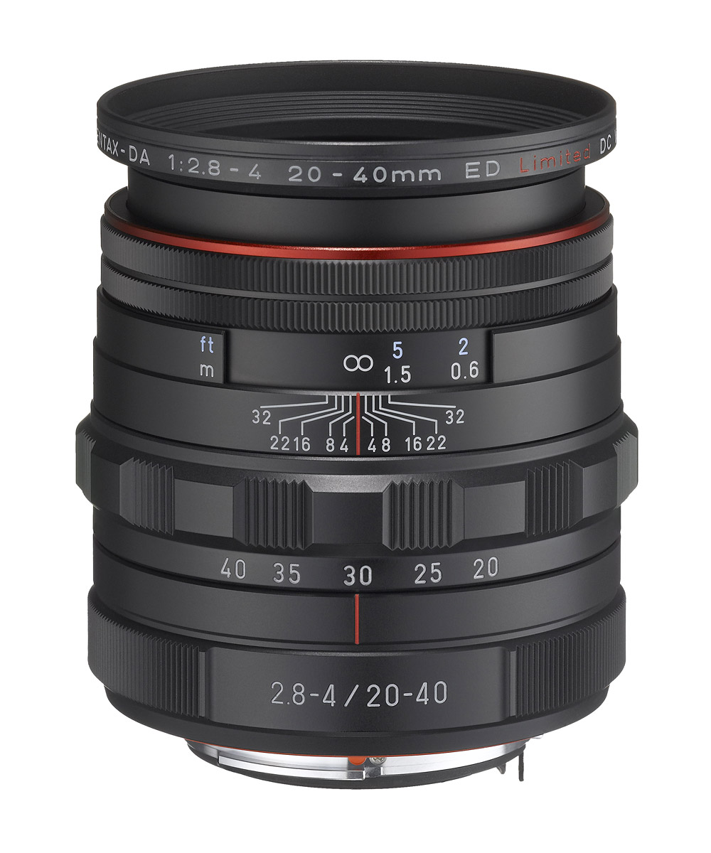 Pentax DA 20-40mm F2.8-4ED Limited Zoom Lens - Black with Hood