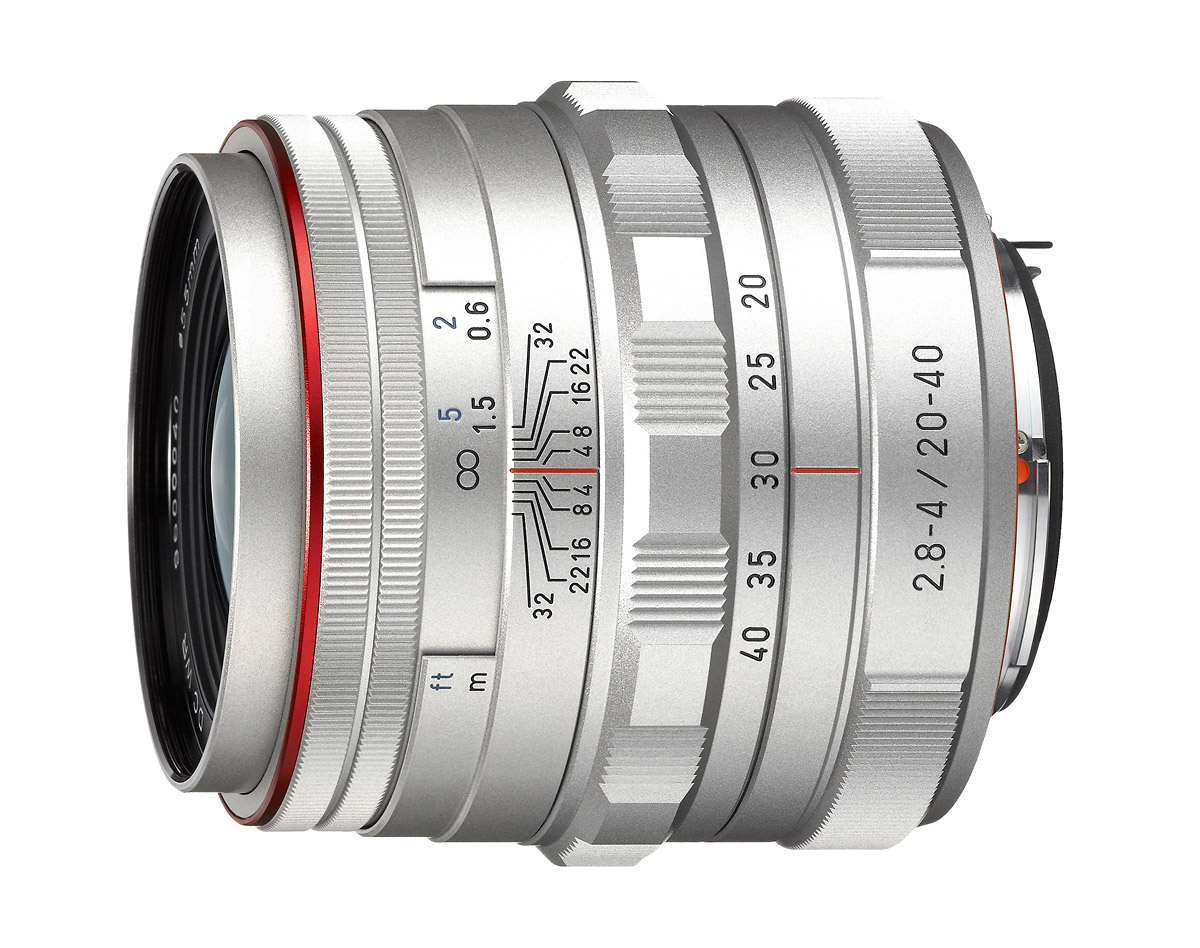 HD Pentax DA 20-40mm F2.8-4ED Limited DC WR Zoom Lens - Silver