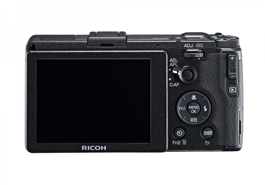 Ricoh GR High-End Pocket Camera - Rear View