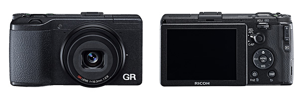 Ricoh GR APS-C Sensor Pocket Camera - Front & Back