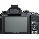Olympus Stylus 1 - Rear View With 3-inch, Tilting Touchscreen Display