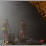 Our Camera Testers Getting Ready To Dive At "The Crater"