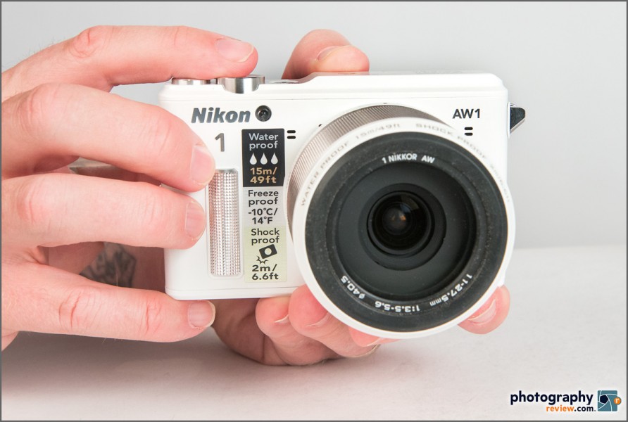 Nikon 1 AW1 In Hands