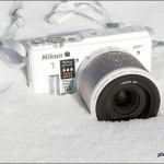 Nikon 1 AW1 Waterproof Mirrorless Camera In Snow