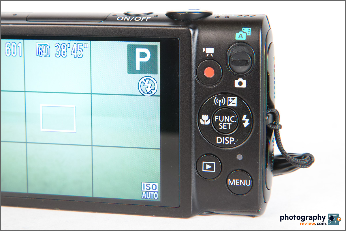 Canon PowerShot ELPH 330 HS - Controls