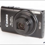 Canon PowerShot ELPH 330 HS Pocket Superzoom Camera - Front Angle View