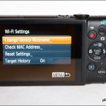 Canon PowerShot ELPH 330 HS - Wi-Fi Menu