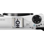Canon EOS M2 Mirrorless Camera - Top - White