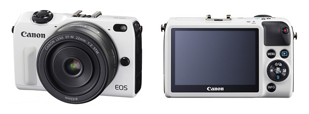 Canon EOS M2 Mirrorless Camera - Front & Back