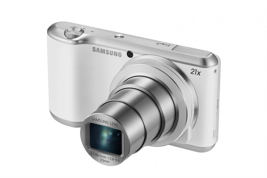 Samsung Galaxy Camera 2 With 21x Zoom - Front Angle - White