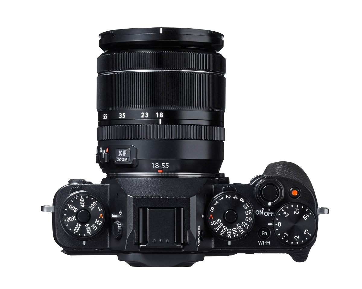 Fujifilm X-T1 Weatherproof Mirrorless Camera - Top View