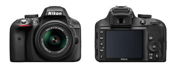 Nikon D3300 - Front & Back