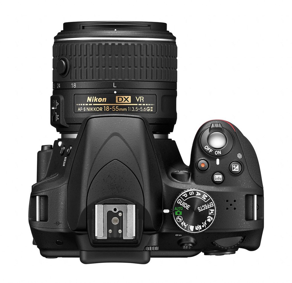 Nikon D3300 Digital SLR - Top View