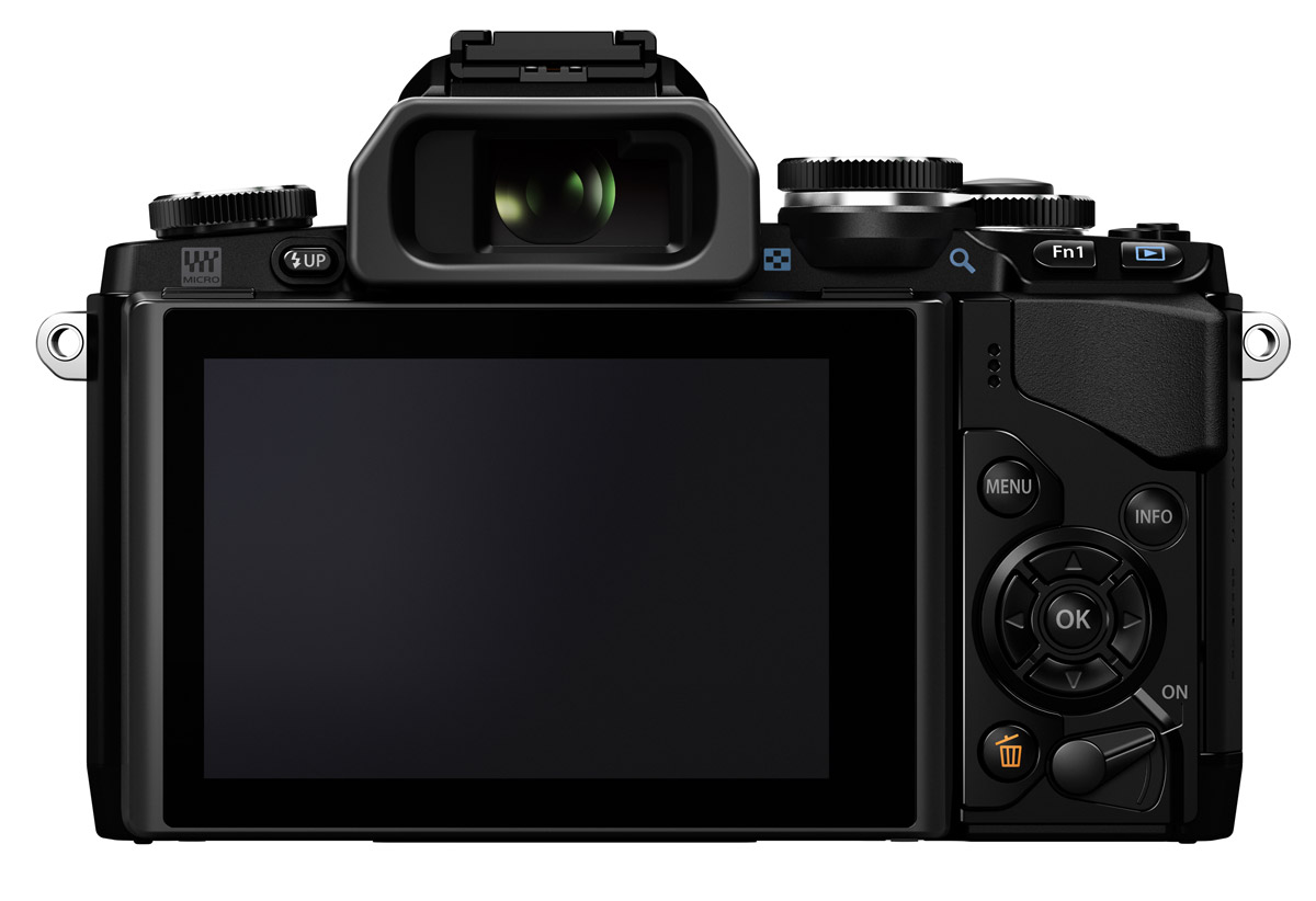 Olympus OM-D E-M10 - Rear - Black