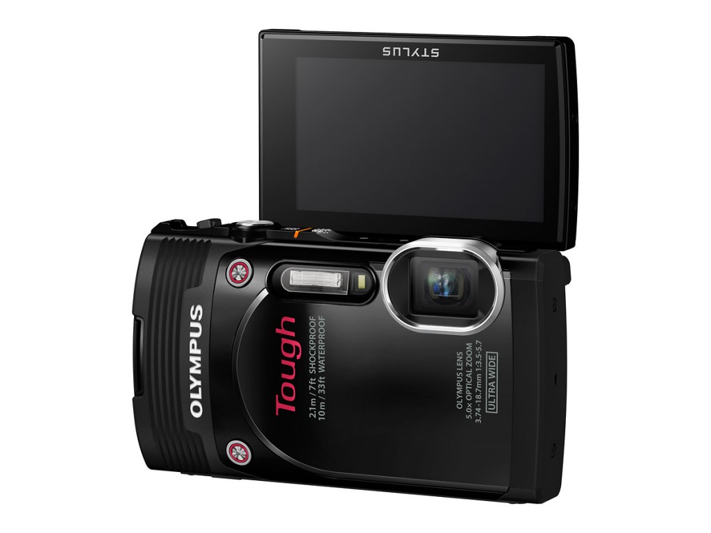 Olympus Stylus Tough TG-850 With Flip-Up LCD Display - Black