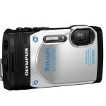 Olympus Stylus Tough TG-850 Waterproof P&S - White - Angle