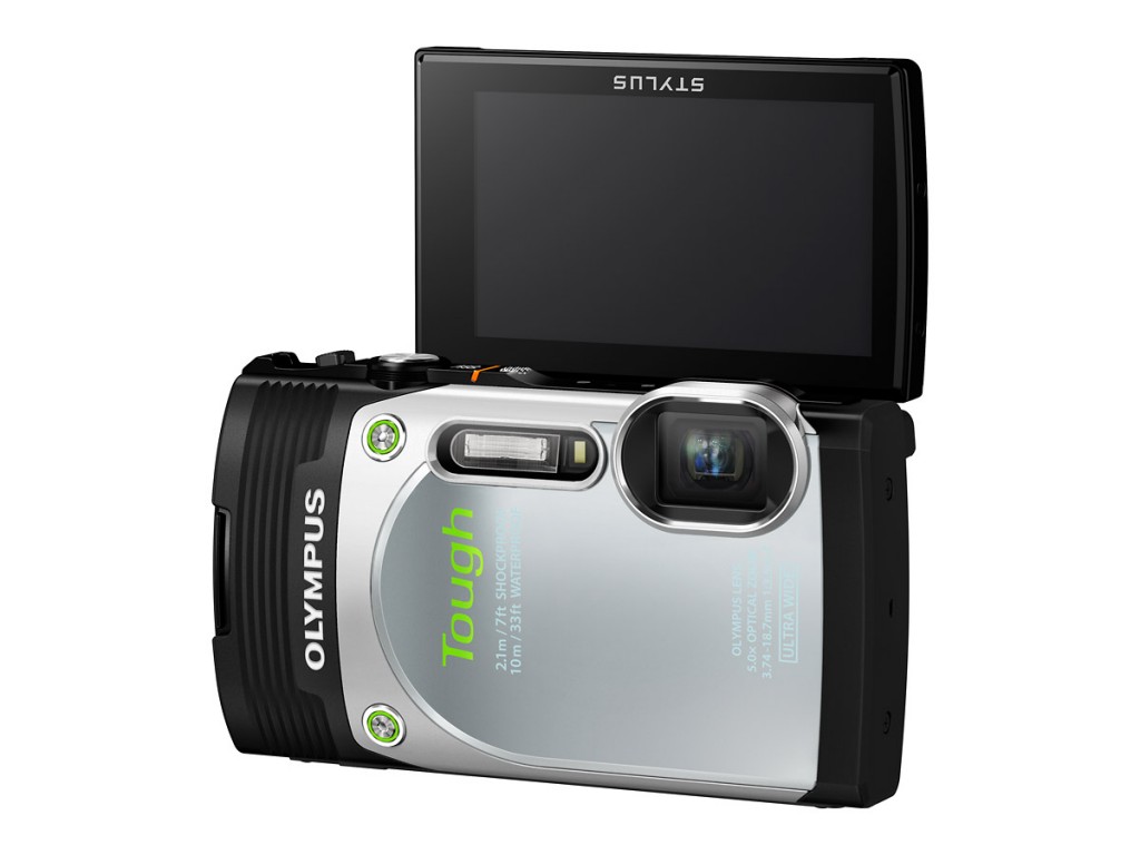 Olympus Stylus Tough TG-850 With Flip-Up LCD Display - Silver