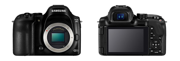 Samsung NX30 - Front & Back