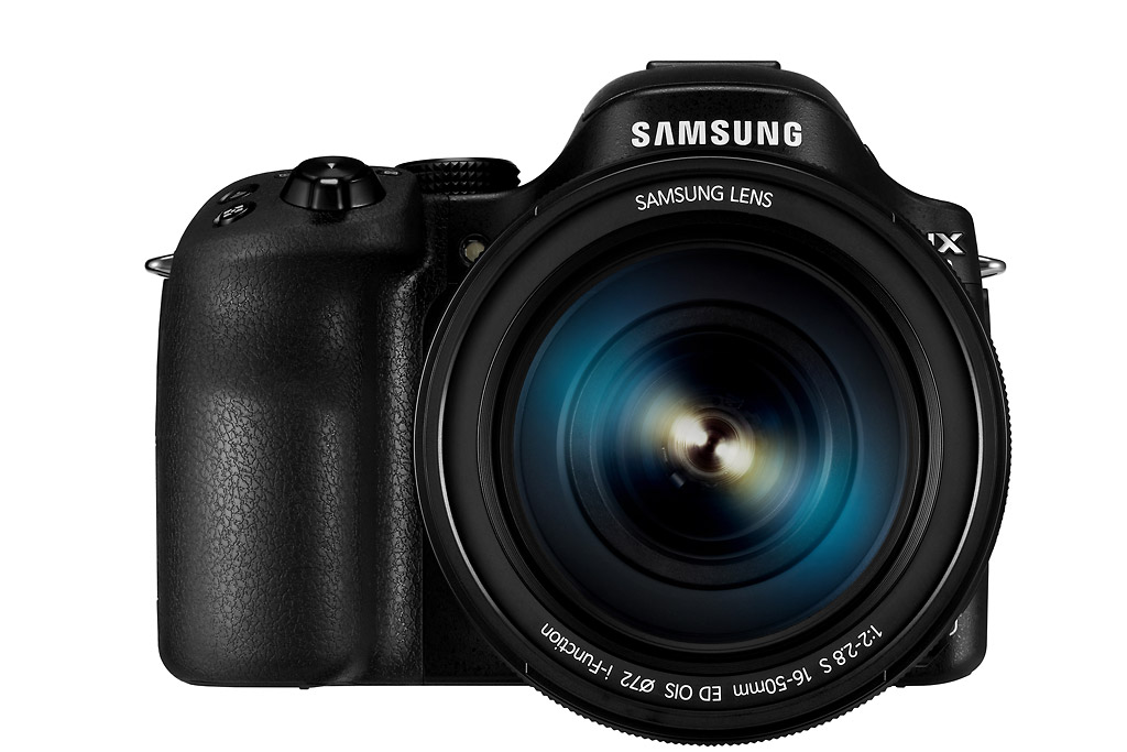 Samsung NX30 - Front View With 16-50mm f/2-2.8 Zoom Lens